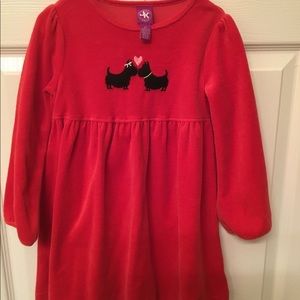 Girls size 4 red dress